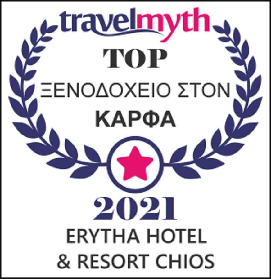 Erytha Hotel & Resort Chios Karfas Bagian luar foto