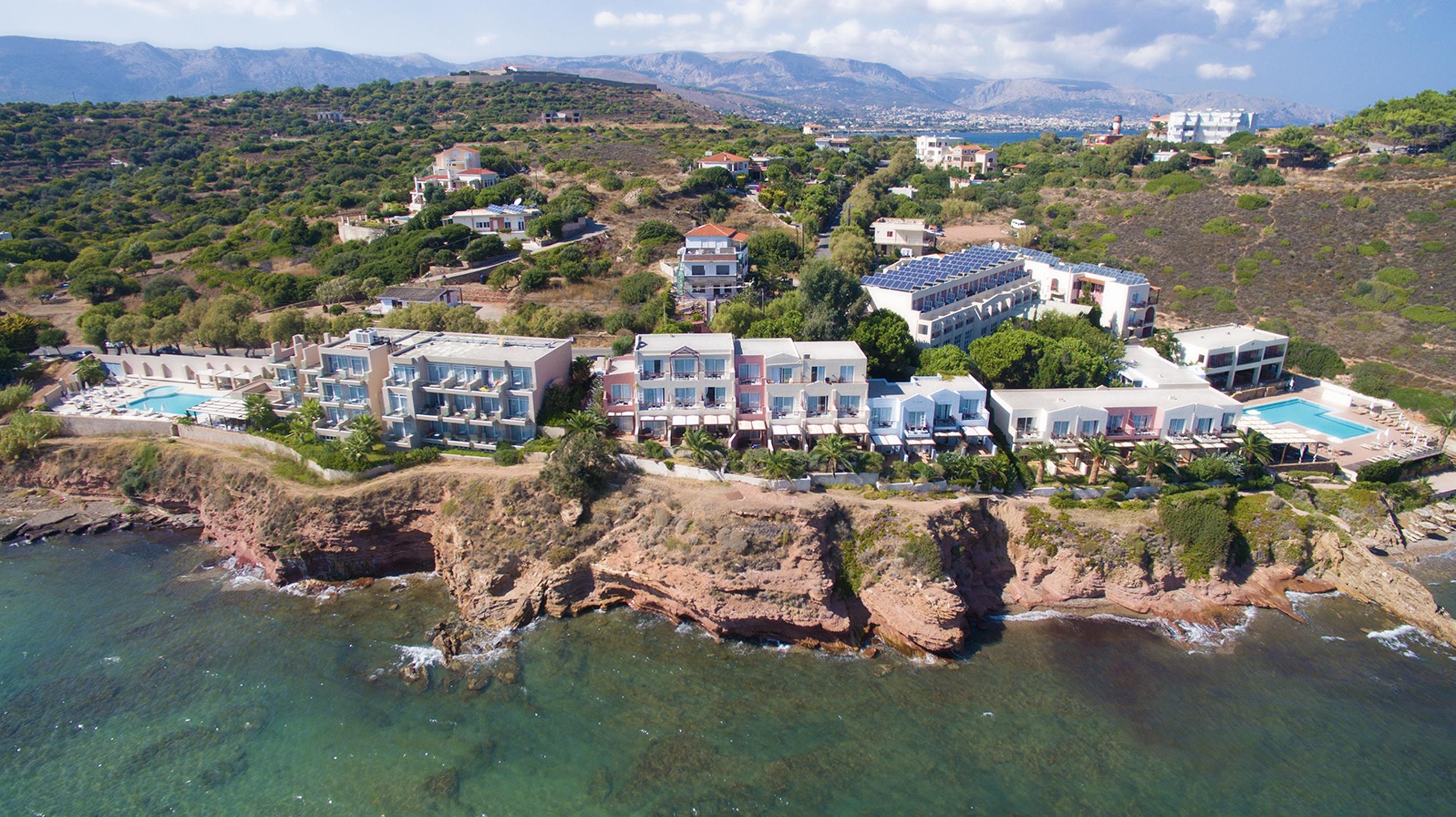 Erytha Hotel & Resort Chios Karfas Bagian luar foto